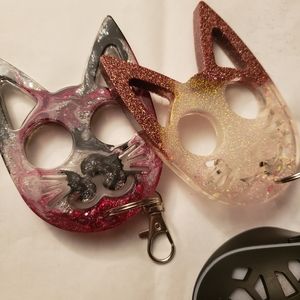 Safety key chain cat